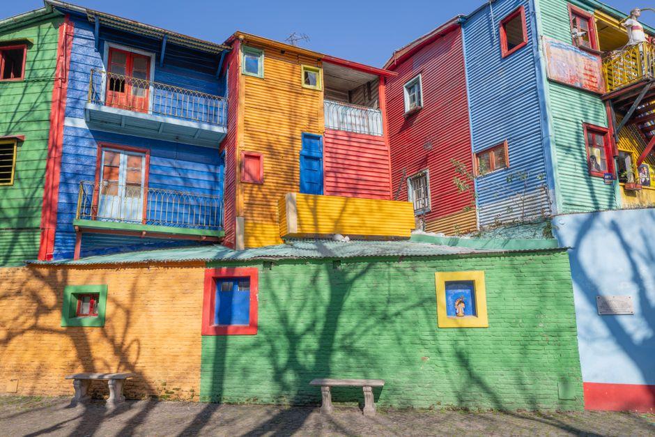 Colorful Facades of La Boca Buenos Aires